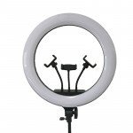 Wholesale 18 inch Selfie Ring Light with 3 Cell Phone Holder, Remote Controller, Carry Bag, and 76 inch Tripod Stand for Live Stream, Makeup, YouTube Video, Photography TikTok, & More Compatible with Universal Phone (Black)